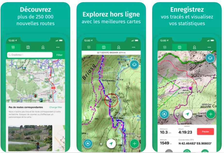 stone Grab cancer Meilleure application gratuite de GPS randonnée pour iPhone et Android